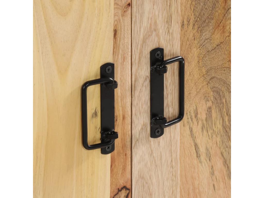 Brown Solid Wood Sideboard, 88 x 30 x 69 cm