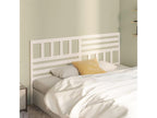 White Solid Wood Bed, 206 x 4 x 100 cm