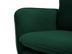 Green Velvet Accent Chair, 97 x 94 x 95 cm