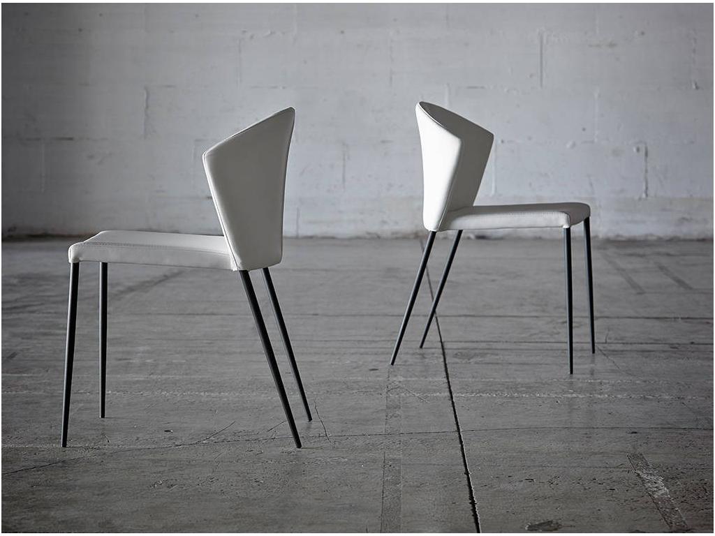 Black Faux Leather Chair - dlz1766573063669