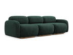 Green Boucle Fabric Sofa
