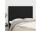 Black Fabric Bed, 72 x 5 x 78 cm