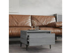Gray Engineered Wood Side Table, 50 x 46 x 35 cm