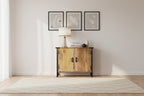 Brown Solid Wood Sideboard, 88 x 30 x 69 cm