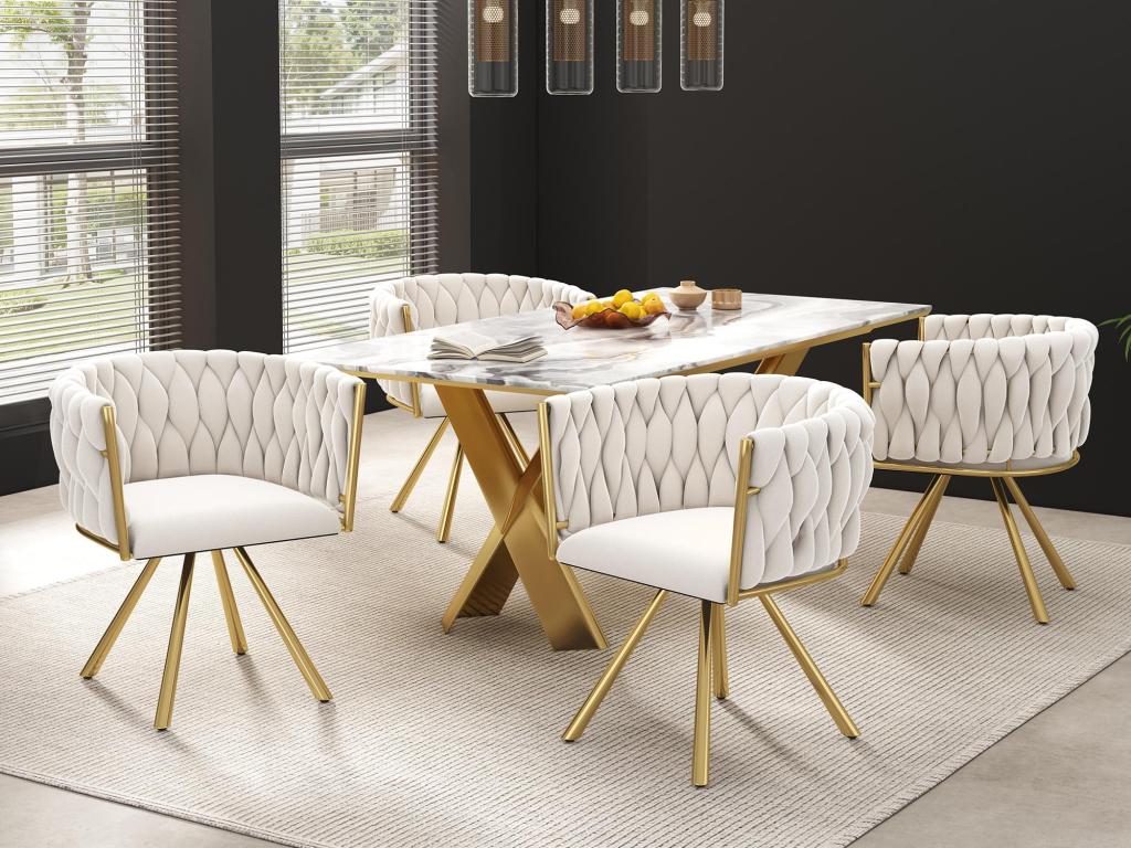 Beige Metal Home Furniture