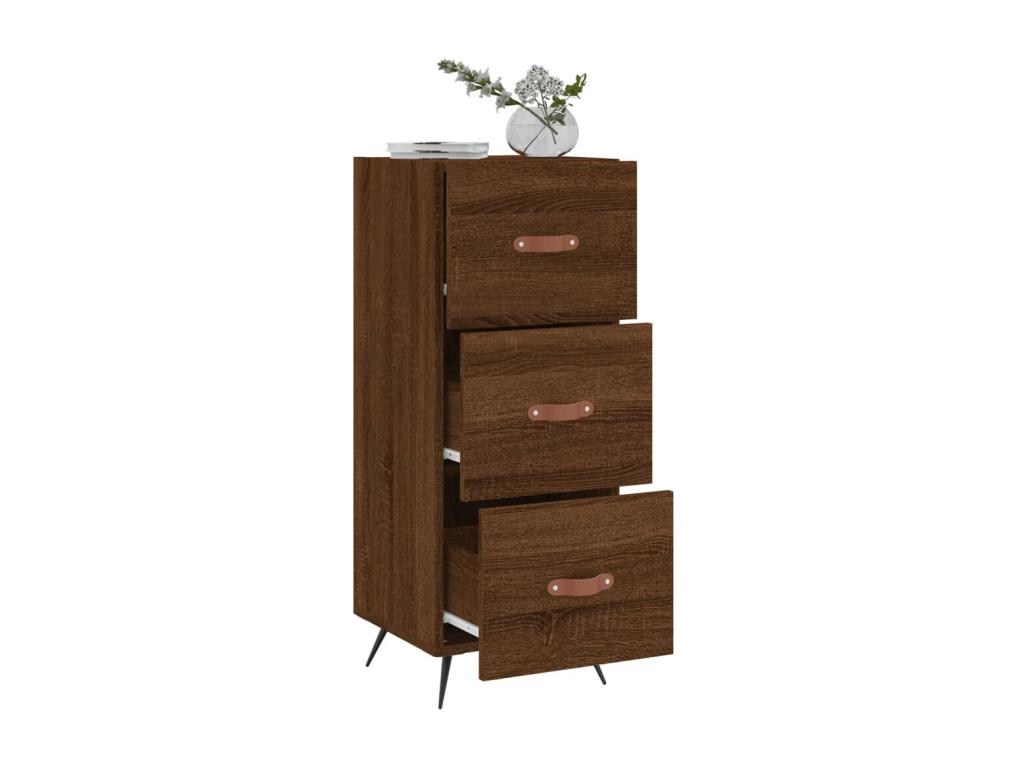 Brown Engineered Wood Sideboard, 34.5 x 34 x 90 cm