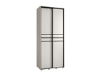 White Wardrobe, 100 x 60 x 235.2 cm
