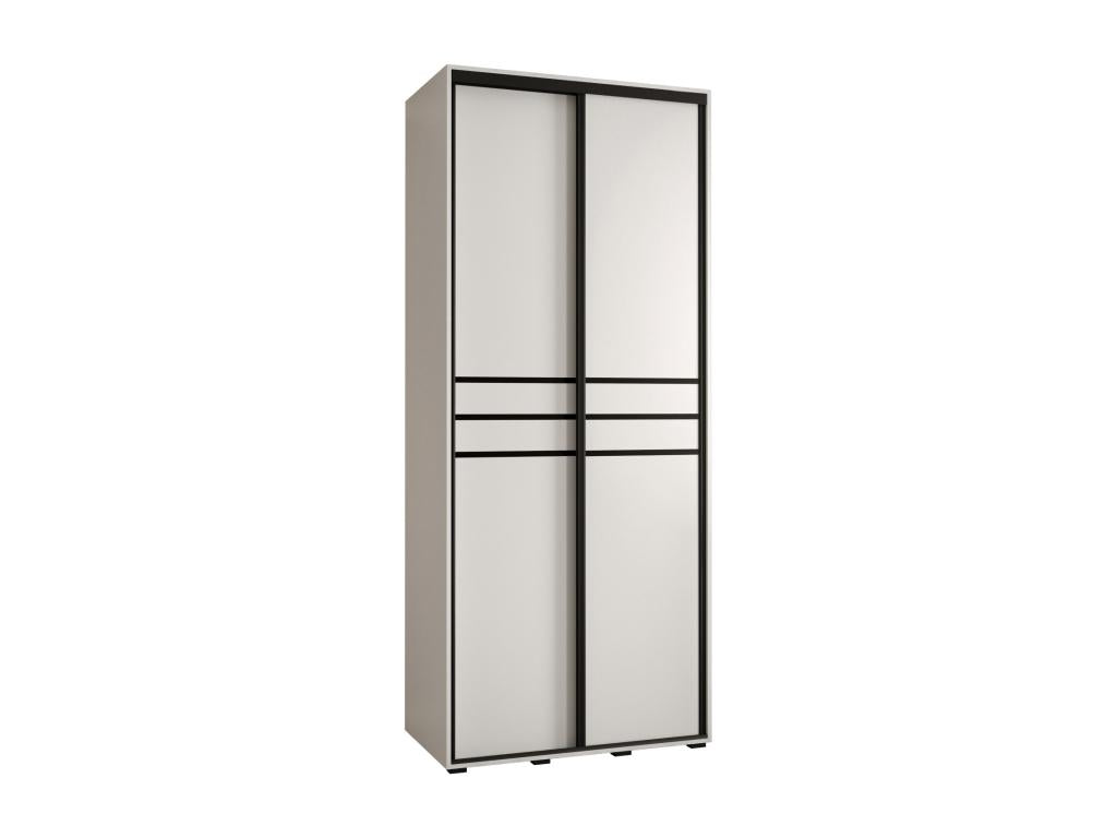 White Wardrobe, 100 x 60 x 235.2 cm