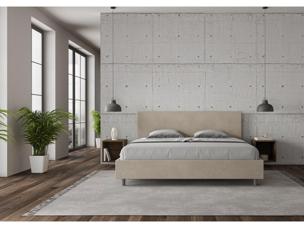 Beige Bed, 200 x 210 cm