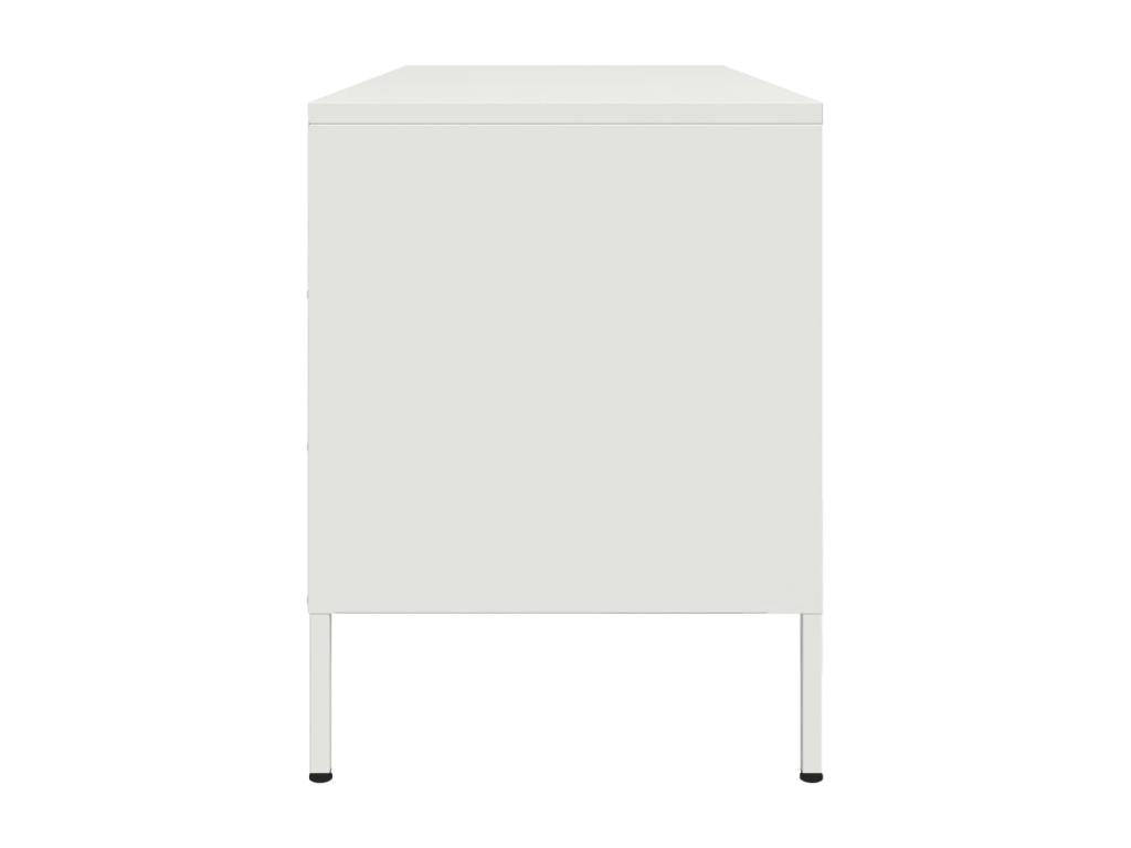 White TV Stand, 100.5 x 39 x 50.5 cm