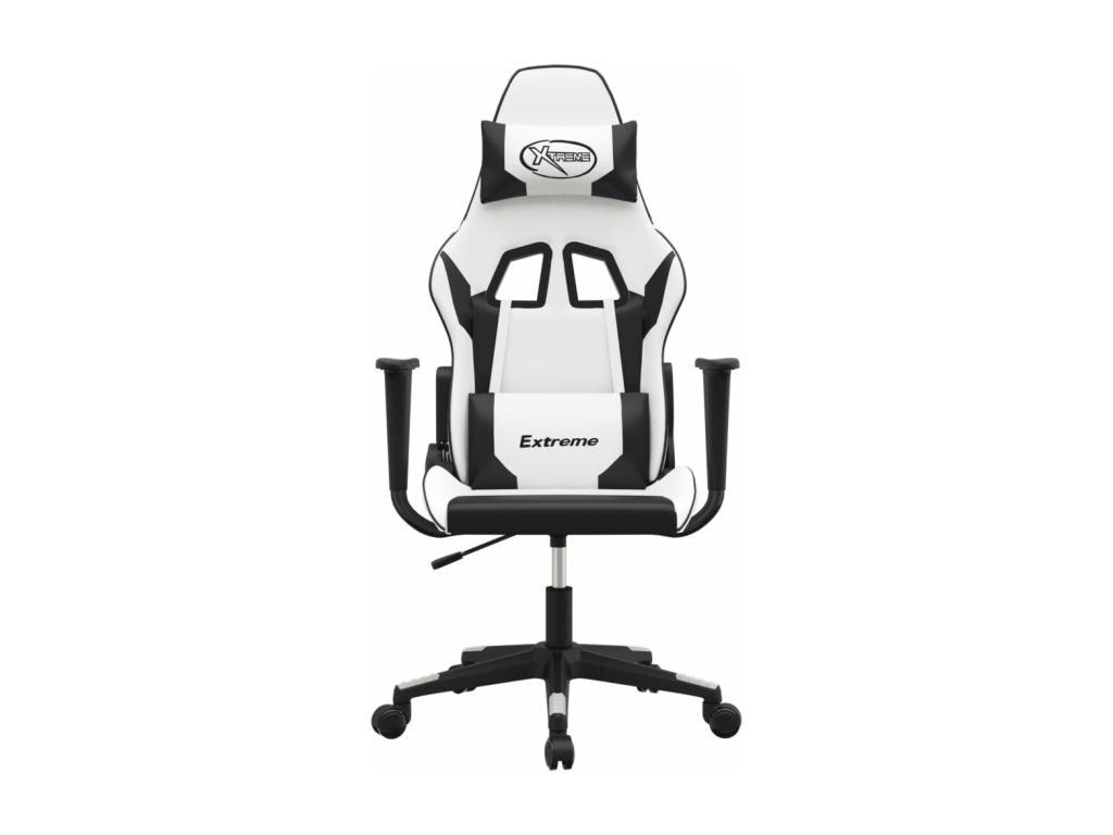 Black Faux Leather Chair