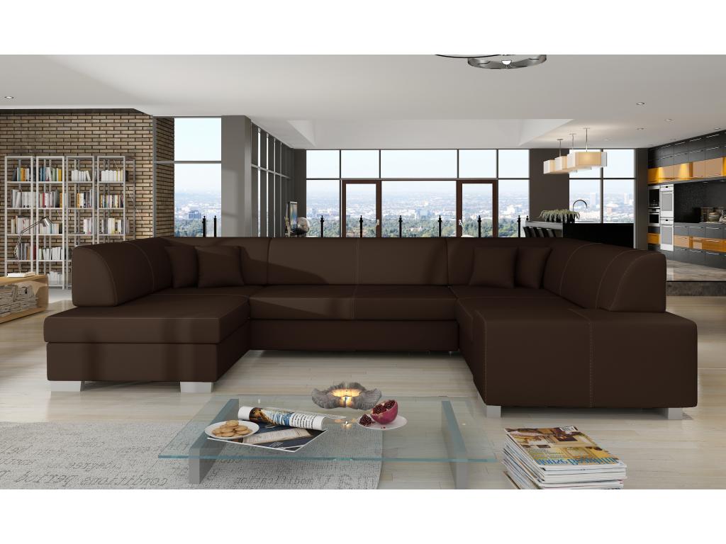 Brown Leather Sofa Bed