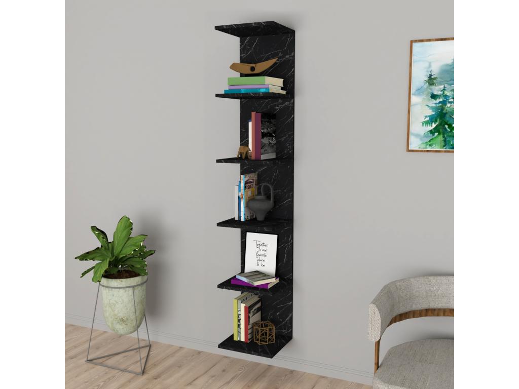 Black Marble Home Furniture, 180 x 34.5 x 30 cm