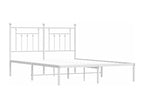 White Metal Bed Frame, 150 x 200 cm