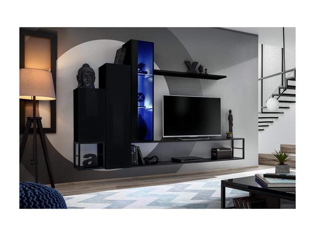 Black TV Stand