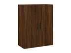 Brown Oak Wood Wardrobe, 69.5 x 34 x 90 cm