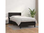 Black Faux Leather Mattress, 90 x 190 cm