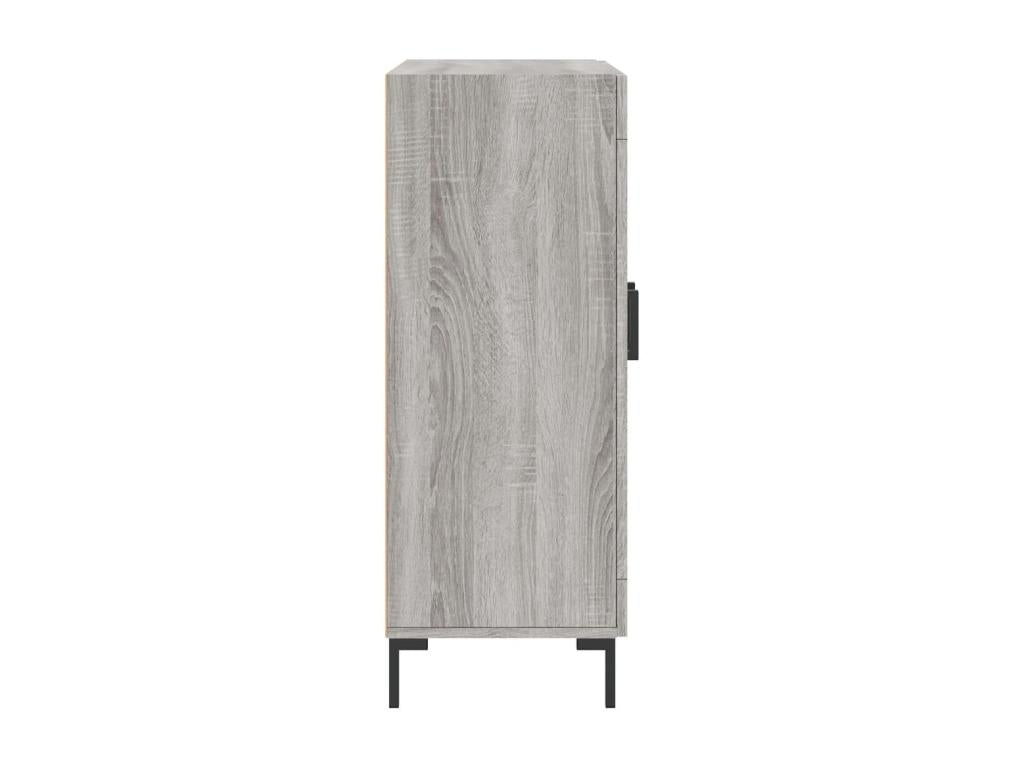 Gray Engineered Wood Sideboard, 69.5 x 34 x 90 cm