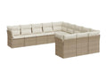 Beige Woven Resin Wicker Outdoor Furniture Set - dlz1766572903187