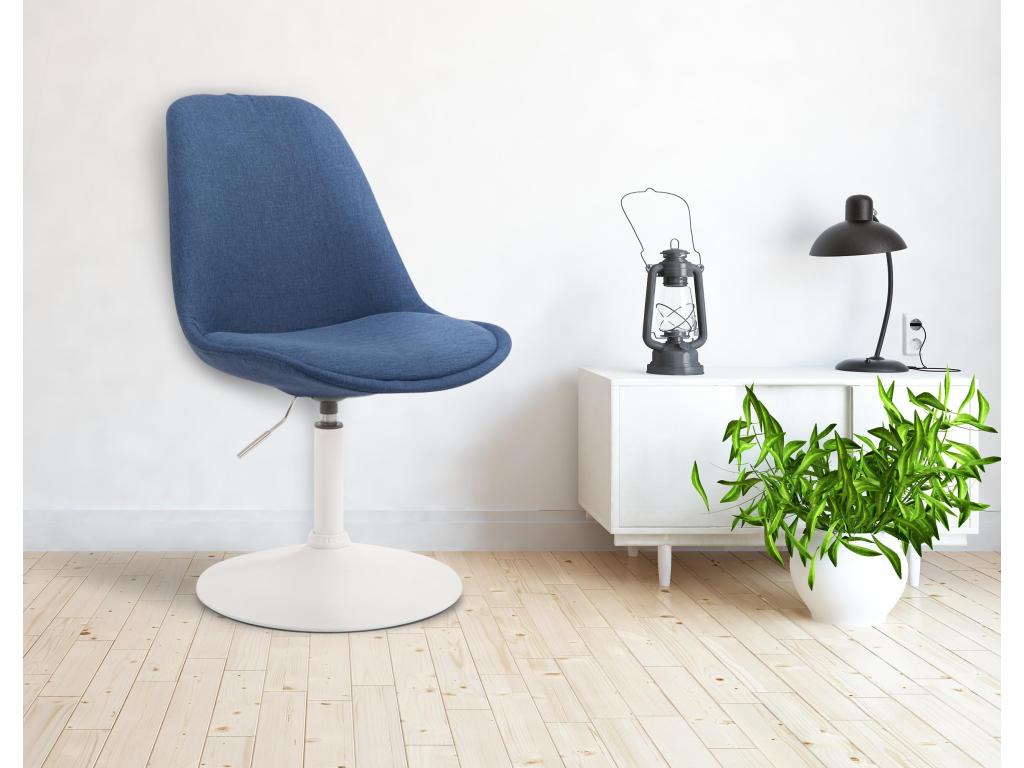 Blue Fabric Chair - dlz1766572707166