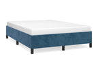 Blue Velvet Bed, 140 x 190 cm
