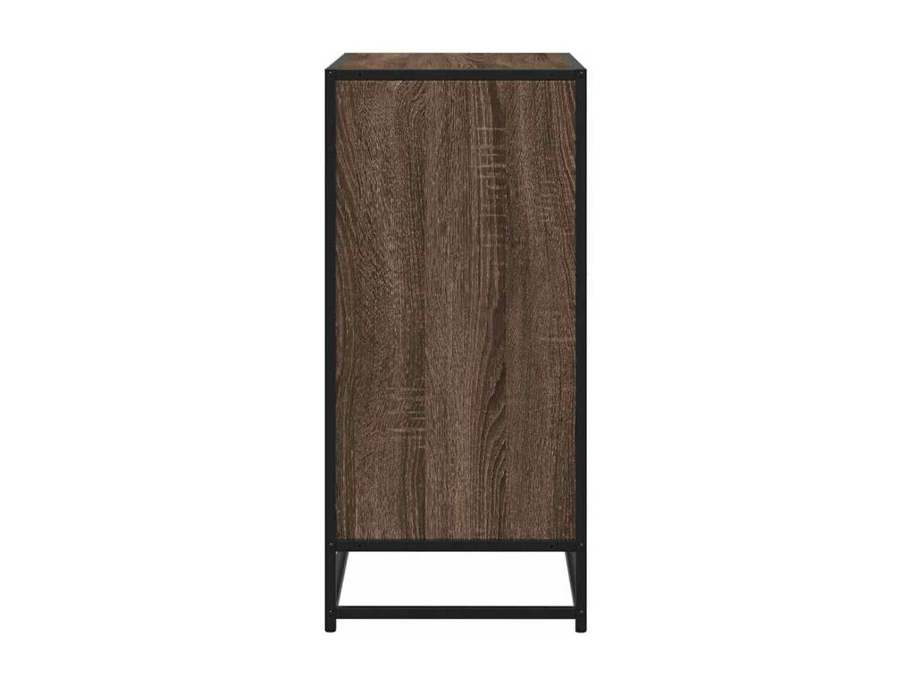 Brown Oak Wood Sideboard, 68 x 35 x 76 cm