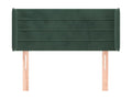 Green Velvet Bed, 93 x 16 x 78 cm