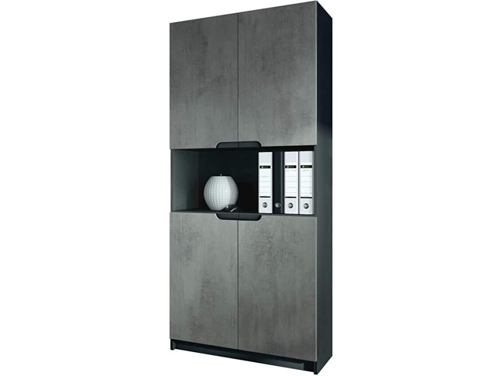 Black Wardrobe, 82 x 184 x 37 cm