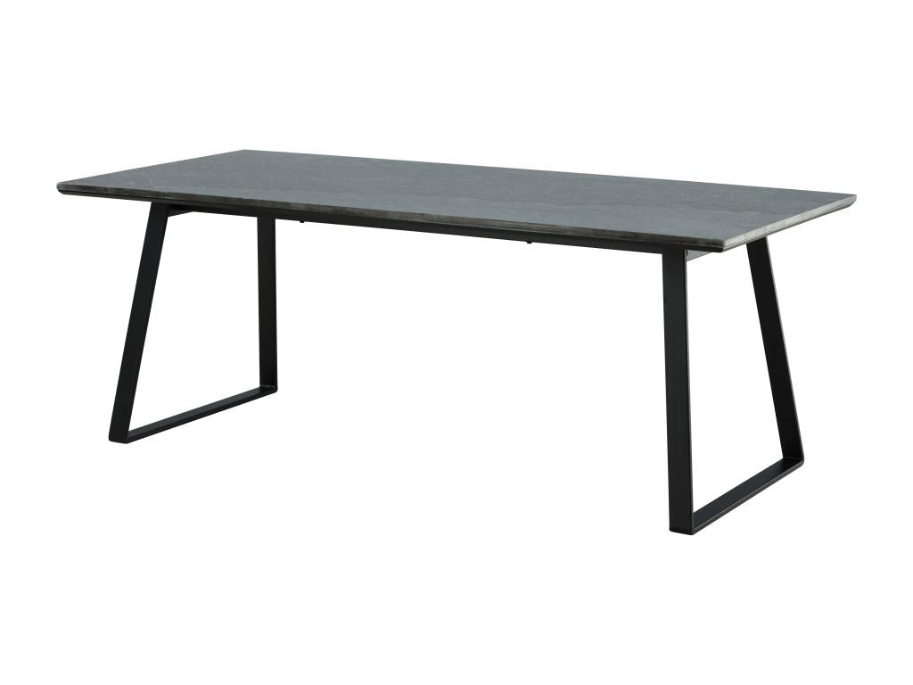 Gray Dining Table, 90 x 200 x 76 cm