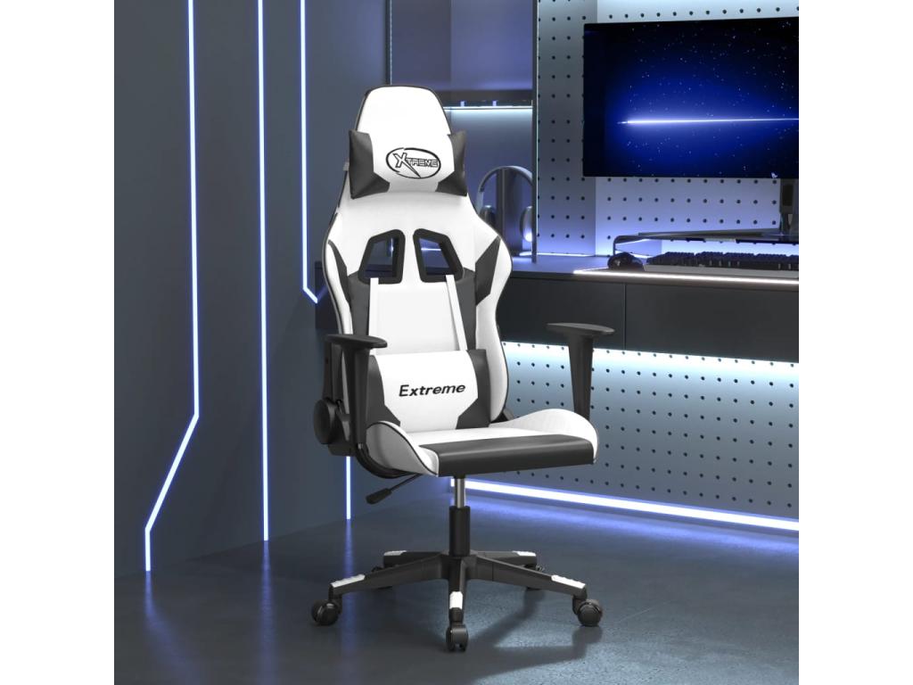 Black Faux Leather Chair