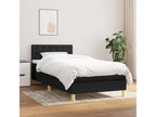 Black Fabric Mattress, 100 x 200 cm