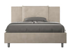Beige Bed, 140 x 190 cm