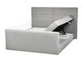 Gray Fabric Bed, 160 x 200 cm