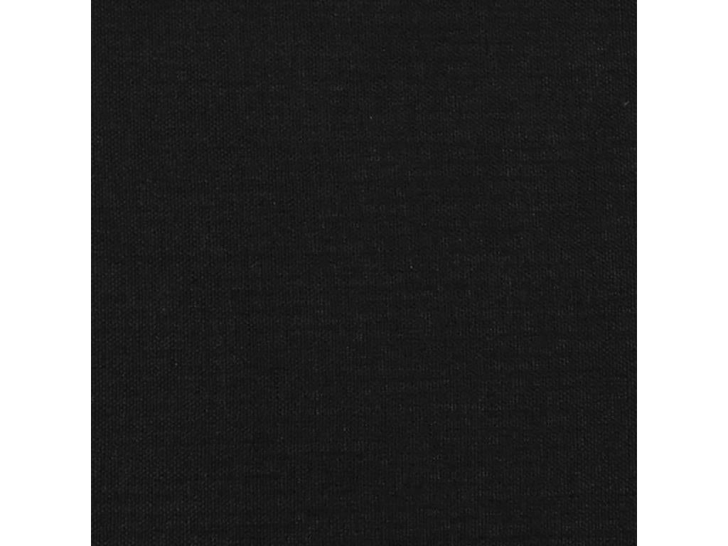 Black Fabric Bed Frame, 100 x 200 cm