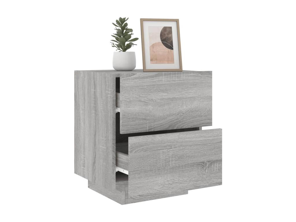 Gray Engineered Wood Wardrobe