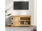 Brown Pine Wood TV Stand, 100 x 37 x 52 cm