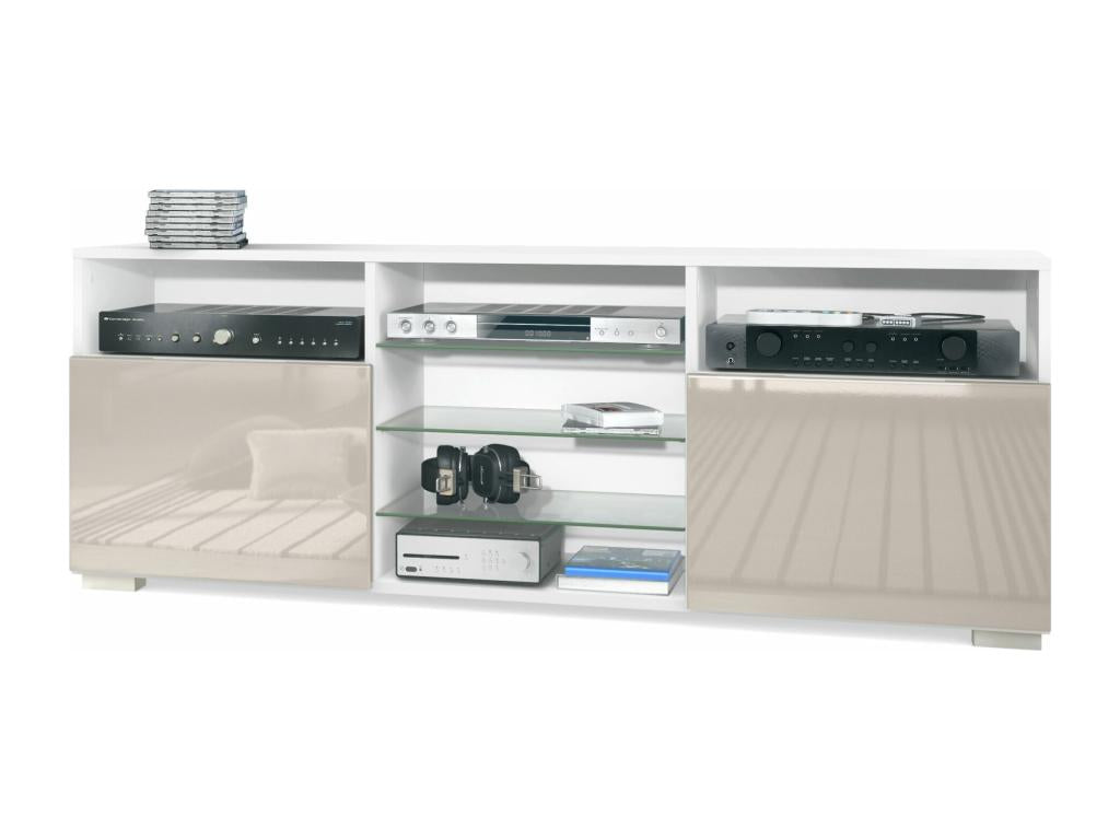 White TV Stand, 146 x 54 x 35 cm