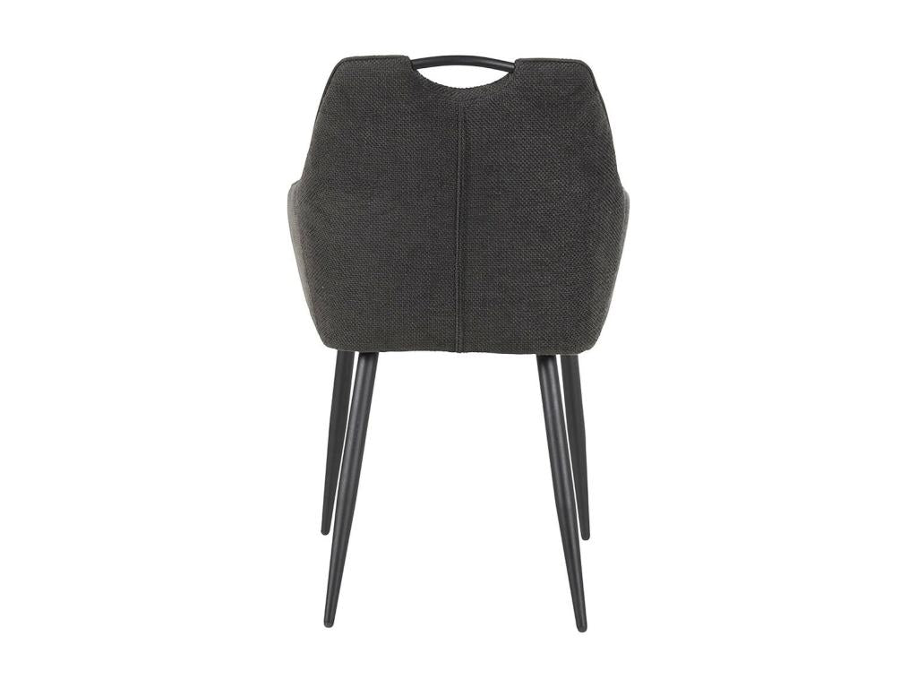 Gray Fabric Accent Chair