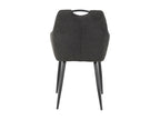 Gray Fabric Accent Chair