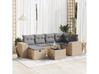 Beige Woven Resin Wicker Outdoor Furniture Set - dlz1766572628537