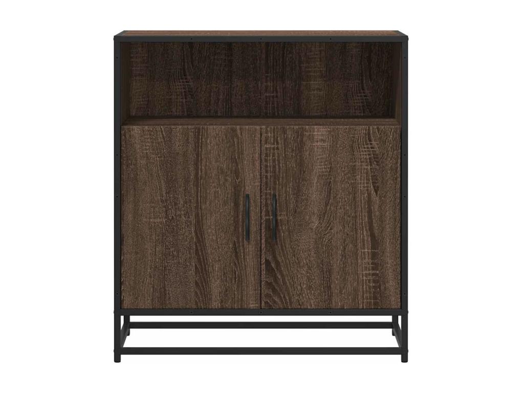 Brown Oak Wood Sideboard, 68 x 35 x 76 cm
