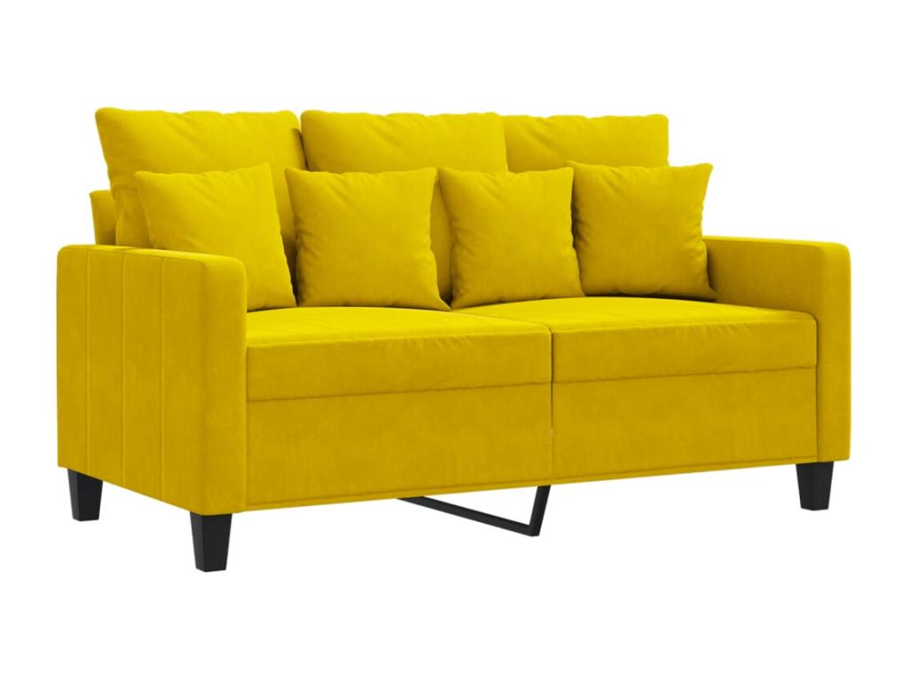 Yellow Velvet Sofa