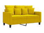 Yellow Velvet Sofa