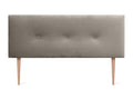 Brown Velvet Bed, 160 x 115 cm