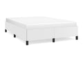White Faux Leather Bed Frame, 140 x 190 cm