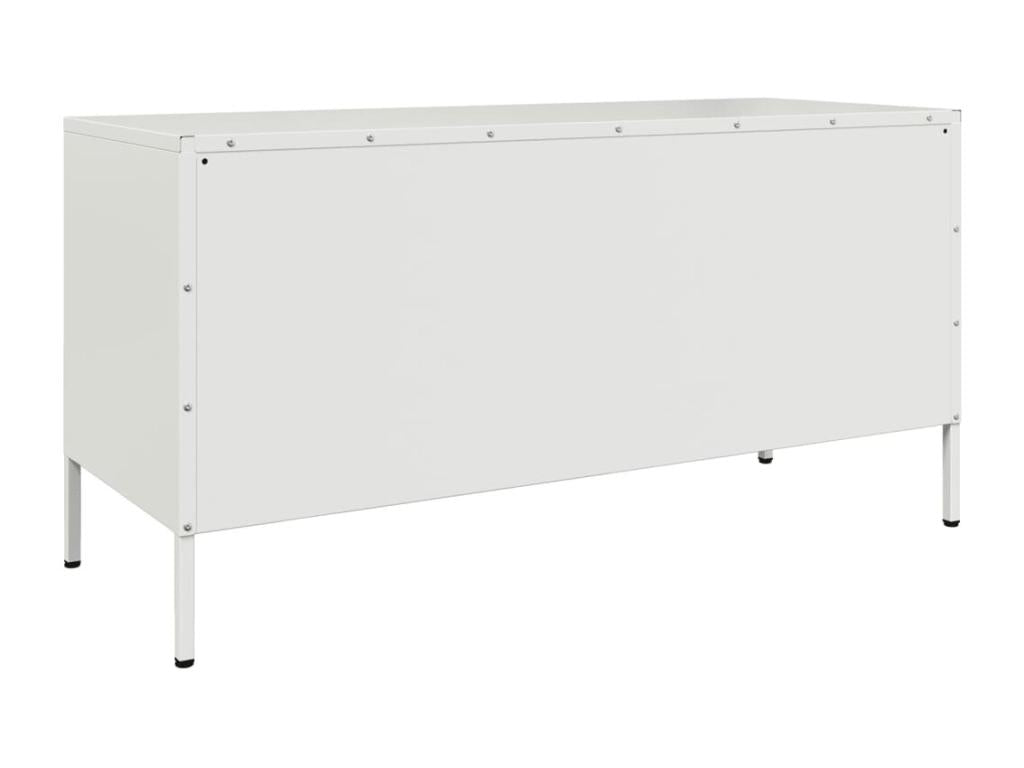 White TV Stand, 100.5 x 39 x 50.5 cm