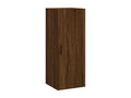 Brown Oak Wood Wardrobe, 34.5 x 34 x 90 cm