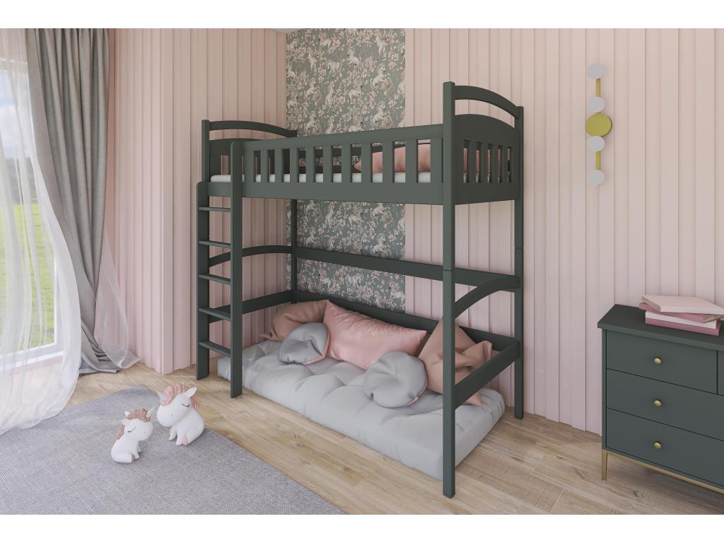 Gray Bed, 90 x 190 cm