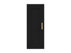 Black Engineered Wood Wardrobe, 35 x 34 x 90 cm