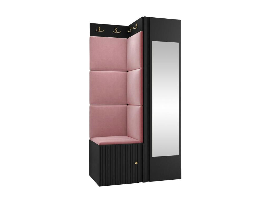 Black Home Furniture, 186 x 82 x 46 cm